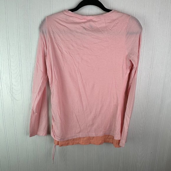 Loft Pink and Orange long sleeve top size Medium‎ - Picture 2 of 5